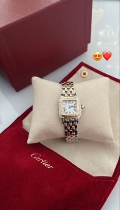 Cartier Watch Aesthetic, Cartier Watches Women, Next Luxury, Pretty Watches, Luxury Look, Watches For Sale, Vintage Watches Women, Luxe Jewelry