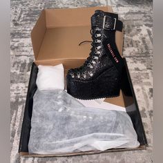 Brand New With Box And Tag Size 7 Doll Kill Shoes, Doll Kills Boots, Dolls Kill Traitor Boots, Dolls Kill Platform Boots, Dolls Kill Cowboy Boots, Dolls Kill Shoes, Dolls Kill, Clothing And Shoes, Shoe Accessories