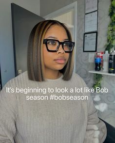 Bob season is approaching fast! Check out the different looks, colors, and lengths!! Split In The Middle Hair Hairstyles, 14inch Hair Length, Short Hair Highlights Black Women, Natural Hairstyles For Short Relaxed Hair, Black Bob With Brown Highlights, China Bob Black Women, 10 Inch Bob Weave Sew Ins, Bluntcut Bob Black Women Natural Hair, Summer 2023 Hair Trends Black Women