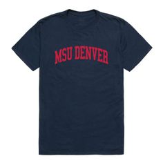 Metropolitan State University of Denver Roadrunners Collegiate T-Shirt Tee Duke College, College Mom, University Of Denver, University Of Richmond, College Gear, Fresno State, Howard University, College Logo, College Gifts