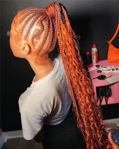 Pretty Braids, Feed In Braids Hairstyles, Braided Cornrow Hairstyles, Quick Weave Hairstyles, Cute Braided Hairstyles, Braided Hairstyles For Teens, Braids Hairstyles Pictures, Cute Box Braids Hairstyles, Quick Braided Hairstyles