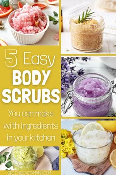 five easy body scrubs you can make with ingredients in your kitchen