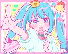 Miku Hatsune Chibi, 영감을 주는 캐릭터, Cute Art Styles, Art Inspiration Drawing, Cute Doodles, Cartoon Art Styles, Hatsune Miku, New Friends