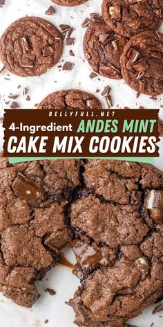 Homemade Andes Mint Cake Mix Cookies are a delightful chocolate cookie treat, perfect for St. Patrick's Day dessert recipes. Ready in just 20 minutes, this 6-step recipe uses only 5 ingredients. These freezer-friendly cookies are easy to make and full of minty chocolate flavor for a festive dessert!