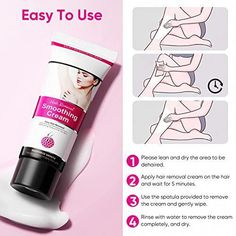 🤩 Shop and Save big on Hair Removal Cream, Painless Hair Remover Depilatory Cream for Underarms Bikini Pubic and Body Fast & Effective Suitable for Women from the department, and more from 🛍️ The Retail Market Depilatory Cream, Hair Removal Cream, Hair Removal, How To Apply, Cream, Hair