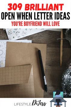 open-when-letters-for-boyfriend-ideas When Letters Ideas, Open When Letter Ideas, Open When Letters For Boyfriend, High School Relationships, Letters Ideas, College Relationships, Spice Up Your Relationship, College Couples, Open When Letters