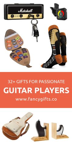 32 Unique Gifts for Guitar Players | fancy gifts Gifts For Guitar Players, Guitar Gadgets, Electric Guitar Kits, Funny Guitar, Leo Fender, Bass Players, Guitar Kits, Guitar Gifts, Fender Guitar