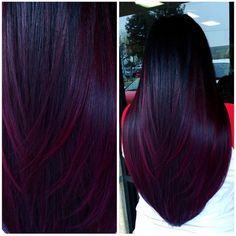 Pelo Color Vino, Wine Hair Color, Plum Hair, Wine Hair, Burgundy Hair, Hair Color Balayage