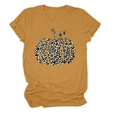 Dark Tee Mocks for Women Womens Shirts Long Sleeve Shirts for Women Women Shirts Halloween Pumpkin Graphic T Shirt For Women Pumpkin Tops Halloween Loose T Shirt Features: Material: The Halloween pumpkin shirt is made of soft and skin-friendly fabric, which gives you a comfortable wearing experience. The cute pumpkin tee is professionally printed to ensure clear graphics and long lasting durability. Features: women's Halloween pumpkin tee tops, autumn pumpkin T-shirt with leopard print, classic Cheap Cute Fall T-shirt, Cheap Women's Halloween Shirt, Cheap Casual Fall T-shirt, Animal Print Pumpkin Shirt, Cute Cheap Fall Shirt, Trendy Cheap Fall T-shirt, Fall 3/4 Sleeve T-shirt, Trendy Cheap T-shirt For Fall, Cheap Orange Shirt For Fall