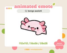 an animal emotee sticker is shown on the front of a computer screen