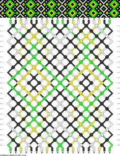 an image of a pattern with green and yellow lines on the bottom, black and white background