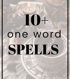 Words Are Spells, One Word Spells, Word Spells, One Word Inspiration, Witchy Spells, Luck Tattoo, Spells That Really Work