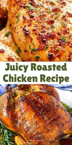 juicy roasted chicken recipe with herbs and spices