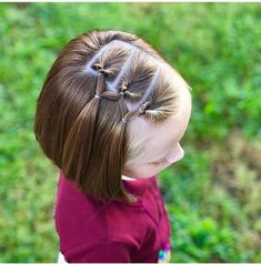 Cute & Simple Toddler Girl Hairstyles – Quick, Easy Looks Toddler Hairstyles Girl Fine Hair, Topsy Tail, Valentines Hairstyles, Girl Hair Dos, Toddler Hairstyles, Stylish Short Haircuts, Tail Hair, Toddler Hairstyles Girl