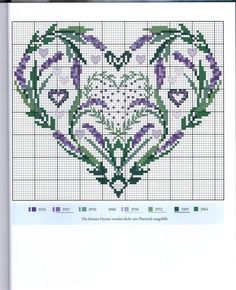 a cross stitch pattern with an animal's head in the center