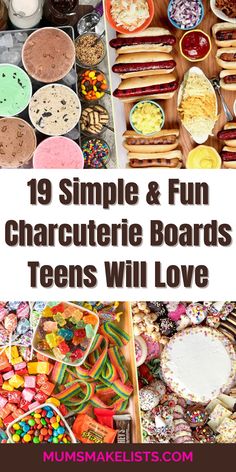 19 Simple & Fun Charcuterie Boards Teens Will Love Snack Themed Birthday Party, Easy Snacks For Birthday Party, Birthday Party Healthy Snacks, Board Night Food Ideas, 18th Birthday Desserts, Teen Snacks Party, Sweet 16 Party Foods, Food For Birthday Party For Kids, Homecoming Snacks