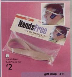 the packaging for hands free cell phone kit