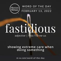 a poster with the words fastidious above it and an image of a candle