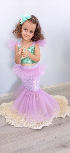 This special mermaid costume, which is my own design, is very cool and very useful, it will suit your girls' special days, birthdays and costume parties ... In our dress, special excellent quality fabric with sequin and sequin embroidered satin cotton lining is used, crystal-layered tulle is used on the hem, waist and shoulders, and a bustier buckle decorated with pearls and starfish is included. If desired, it can be sewn as a mother-daughter combination, if you have such a request, write to me Mermaid Toddler Costume, Mermaid Themed Dress, Mermaid Costume For Kids, Toddler Mermaid Costume, Mermaid Dress For Kids, Toddler Mermaid Costumes, Mermaid Costume Kids, Baby Mermaid Outfit, Girls Mermaid Costume