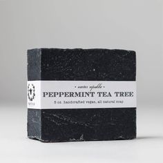 Tea Tree Vegan Soap Tree Bar, Bath Salts Gift, All Natural Soap, Tea Bar, Skin Blemishes, Organic Olive Oil, Vegan Soap