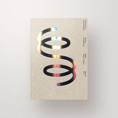 a book with an image of a spiral on the front and back cover is shown