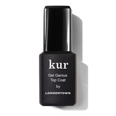 A top coat that transforms any polish into a gel-like manicure. Specially formulated with breakthrough technology and nourishing kur care, this sunlight-cured formula helps extend the life of any polish for up to two weeks. One coat delivers high-shine gloss and a plush, cushion-y effect—and because it dries quickly into a smooth, streak-free shell, Gel Genius Top Coat is the perfect topper for a salon-quality finish. Nail Hardener, Gel Colors, Nail Polish Bottles, Dry Oil, Strong Nails, Beauty Nail, Healthy Nails, Manicure E Pedicure, Base Coat