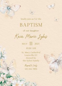 Pride and joy - baptism & christening invitation  #invitations #printable #diy #template #Baptism #christening Baptism Invitation, Baptism Invitations