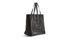 KILLSPENCER_BLACK LEATHER : SOFT TOTE Modern Backpack, Duffle Bags, Leather Goods, Full Grain Leather, Day Trip, Leather Backpack, Travel Bag, Bucket Bag, Duffle Bag