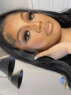 Nude Makeup Black Women, Soft Beat Makeup, Soft Glam Makeup Black Women, Brown Girls Makeup, Natural Glam Makeup