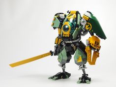 Lloyd's Hydro Mech - 8 ／ 13 | OLYMPUS DIGITAL CAMERA | Flickr Dragon Lloyd, Mini Robot, Lego Hero Factory, Mech Design, Ninjago Lloyd, Lego Ninjago Lloyd, Lloyd Ninjago, Bionicle Mocs, Custom Minifigures