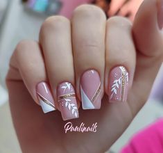 Aesthetic Simple Nails, Aesthetic Nails Acrylic Summer, Aesthetic Nails Acrylic, Short Nails Cute, Nail Ideas For Summer, Elegant Touch Nails, Trend Nails, French Manicure Nails, Minimal Nails