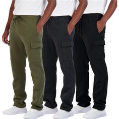 - Premium Design: The Mens Open Bottom Cargo Pants Feature A Modern And Stylish Design That Sets Them Apart From Other Sweatpants On The Market. With A Comfortable Fit And Durable Construction, These Sweatpants Are The Perfect Choice For Active Men Who Want To Look Their Best. Available In Both Regular And Big & Tall Sizes. - Ultimate Comfort: The Fleece Material Of These Sweatpants Will Provide You With The Ultimate Comfort And Warmth. Whether You're Working Out At The Gym Or Lounging At Home, Winter Cargo Pants With Pockets For Sports, Winter Outdoor Joggers With Pockets, Winter Joggers With Pockets, Winter Sports Sweatpants With Pockets, Cargo Sweatpants, Sweatpants With Pockets, Tech Fleece, At The Gym, Big & Tall