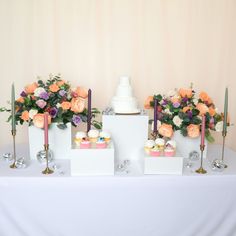 White Square Pedestal Cake/Dessert Display Stands 5 pcs/set Cake Stand With Lid, Square Cake Stand, Catering Table, Dessert Display Stand, Gallery Wall Frame Set, Dessert Presentation, Party Backdrops, Arch Decoration, Arch Decoration Wedding