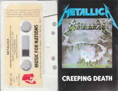 Cassette Cover, Metallica Music, James Hetfield, Thrash Metal, White Label, Cassette Tapes, Cover Art, Metallica, United States