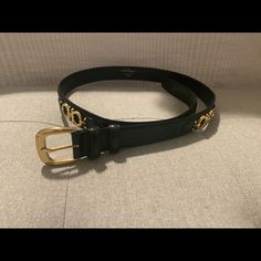 Salvatore Ferragamo Mens Belt Gold Hardware Like New Size 38 Mens Belt, Belt Gold, Mens Belts, Salvatore Ferragamo, Gold Hardware, Belts, Mens Accessories, Like New, Man Shop