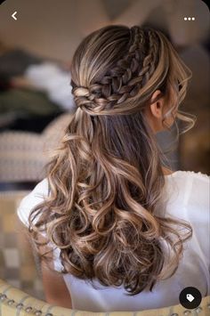 Side Braid Hairstyles, Penteado Cabelo Curto, Wedding Hairstyles For Long Hair, Easy Hairstyles For Long Hair, Homecoming Hairstyles, Down Hairstyles, Prom Hair, Summer Hairstyles