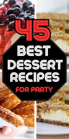 the best dessert recipes for party