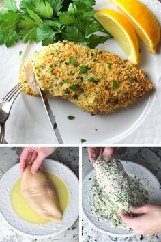 Parm Crusted Chicken, Seared Salmon Recipes, Chicken Bake, Parmesan Crusted Chicken, Cook Chicken, Oven Chicken, Parmesan Crusted, Crusted Chicken, Roll Recipe