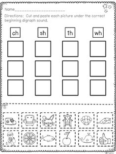 a worksheet for beginning and ending sounds