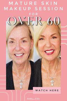 Makeup For 60 Year Old Women, Eye Makeup For 60 Year Old Women, Over 60 Makeup, Makeup For 60 Year Old, Foundation For Older Skin, Makeup For Over 60, My Makeup Routine, Hooded Eye Makeup Tutorial, How To Use Makeup