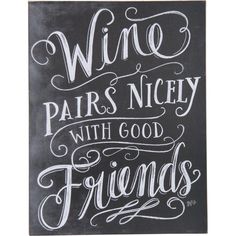 Pairs Nicely Wall Sign SolagoHome Chalk Wall, Wine Signs, Wine Decor, Wine Wednesday, Wine Night, Types Of Wine