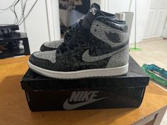 100% Authentic Pre-owned but very clean pair of rebellionaire J 1’s Size 10 Just shoot me offers receipt and paper with extra laces still in box. J 1, Brands Outlet, Jordan Shoes, Jordan 1, Air Jordans, Athletic Shoes, Men's Shoes, Jordan, Shoe Accessories