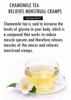 the benefits of chamomile tea for menstrual cramps