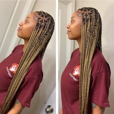 ͏’s Instagram profile post: “🍯✨ Dipped in Honey 😍 Smedium Knotless using the 27/613 preblend 💕 ______________________________________________ 🌟 NOW BOOKING FOR MAY…” 27 And 613 Knotless Braids, 613 Knotless Braids, Knotless Braids Human Hair, Knotless Braids Short, Knotless Braids Medium, Braids Human Hair, Braids Medium, Baddie Hair