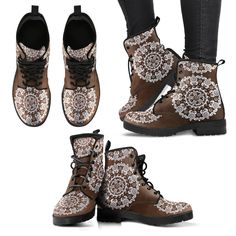 Turtle Mandala Boots | woodation.myshopify.com Save The Elephants, Comfortable Boots, Light Boots, Soft Textiles, Good Grips, Vegan Friendly, Biker Boot, Luxury Designer, Winter Boot