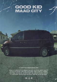 a black van parked in front of a house