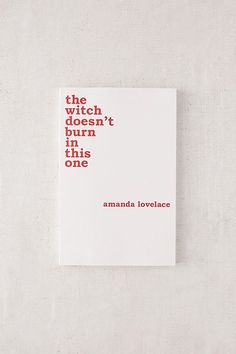 a book with the title'the witch doesn't burn in this one '