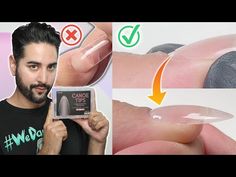 How To Apply Gel-X Like THE RIGHT WAY - The Overlay Method - YouTube Gel Builder, Soft Gel Nails, Gel Overlay, Gel Glue, Gel Nail Tips, Gel Nails Diy, Builder Gel, Pretty Hands, Cuticle Pusher