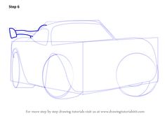 how to draw a sports car step 6 - drawing lesson for kids and beginners