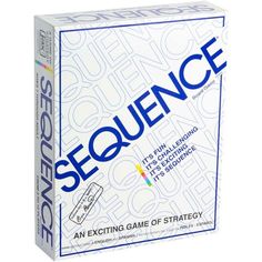 sequence is an exciting game of strategy that's fun for everyone to play with